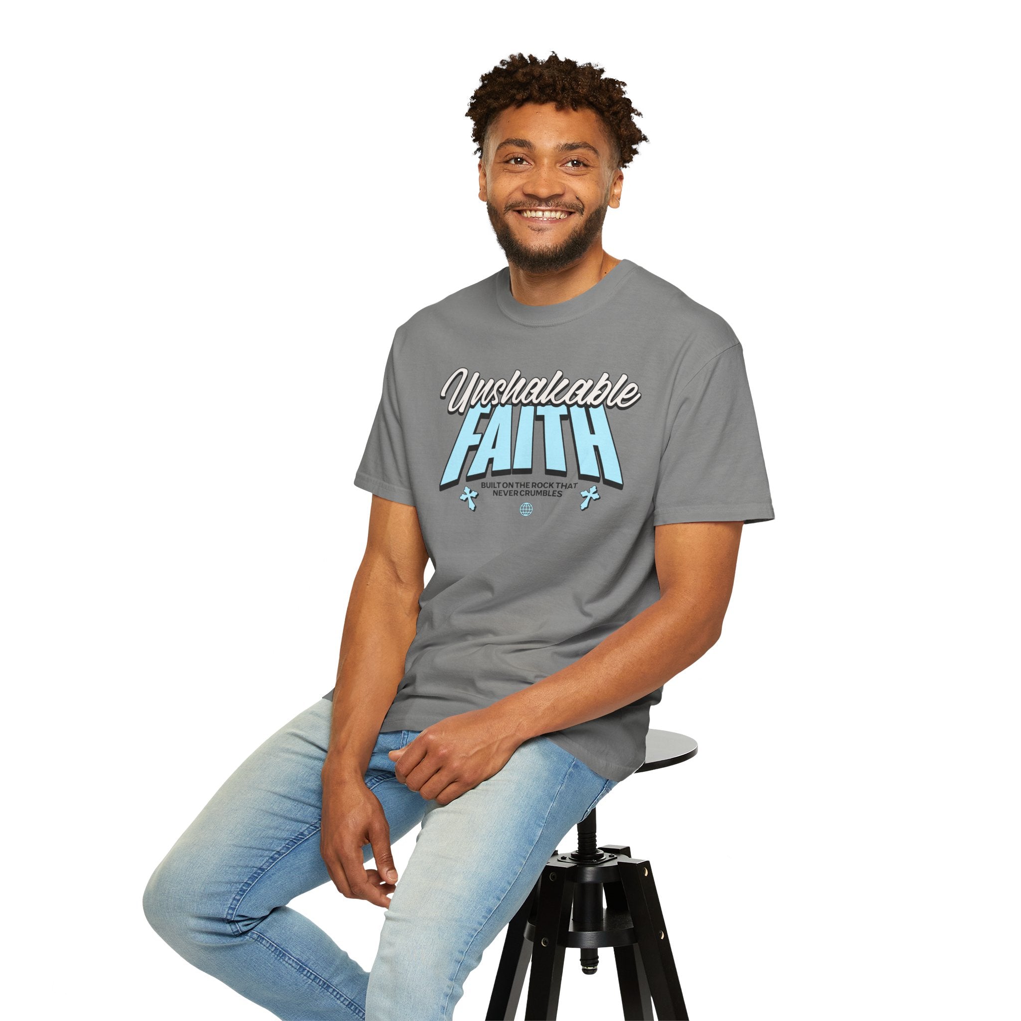Unshakable Faith T-Shirt — Inspirational Christian Graphic Tee