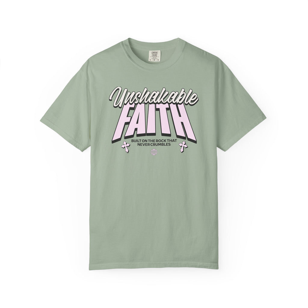 Unshakable Faith T-Shirt — Inspirational Christian Graphic Tee