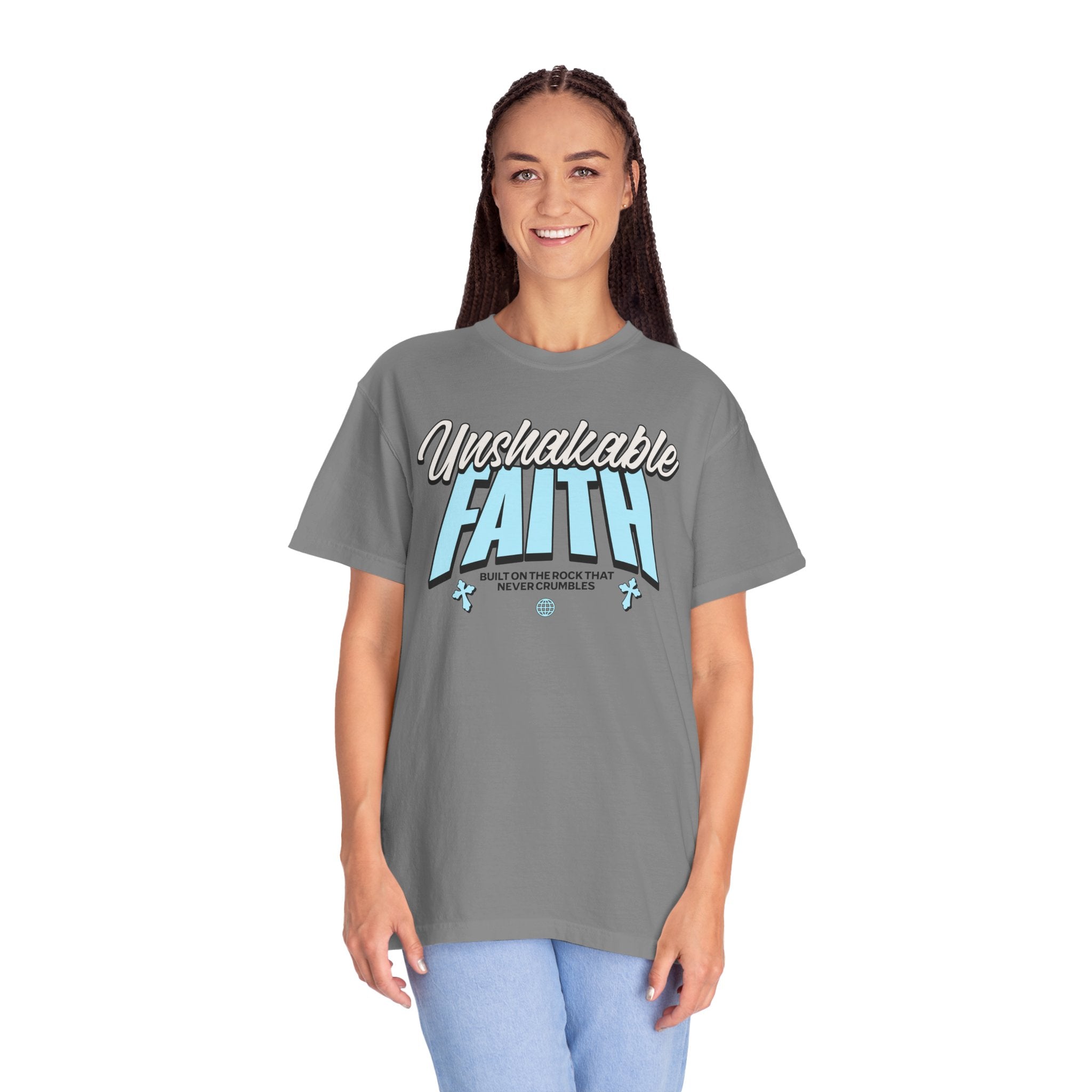 Unshakable Faith T-Shirt — Inspirational Christian Graphic Tee
