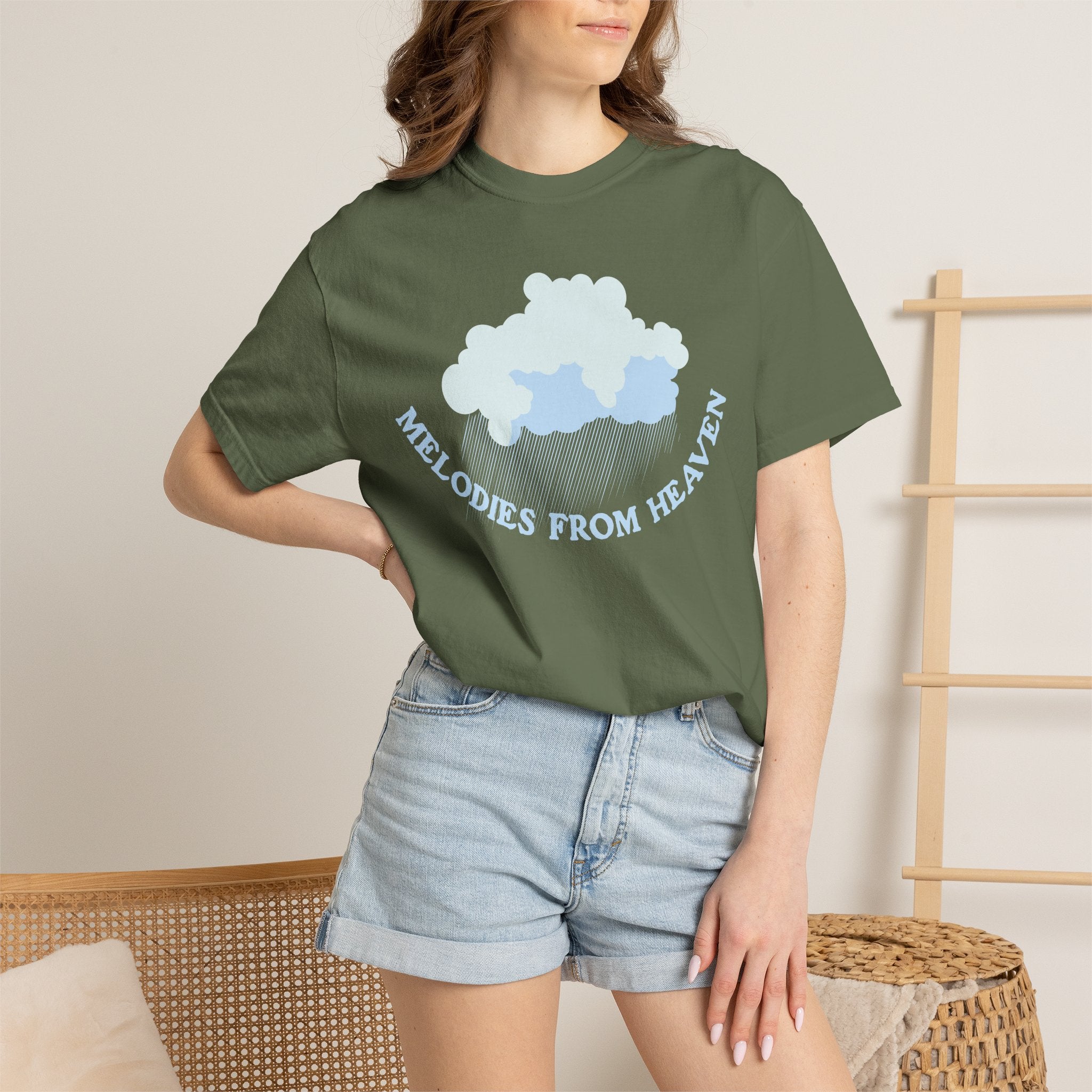 Melodies From Heaven T-Shirt — Cloud & Dove Graphic Tee