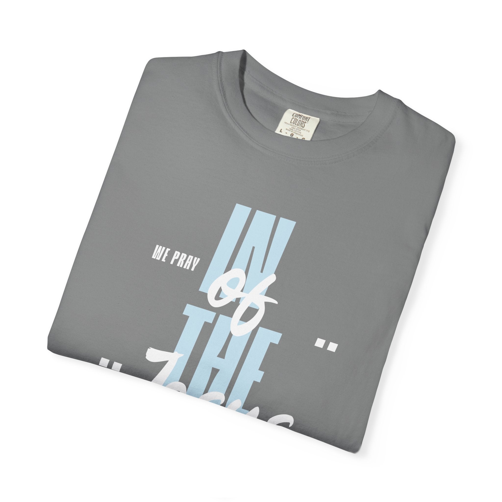 In the Name of Jesus T-Shirt | Faith Typography Religious Tee