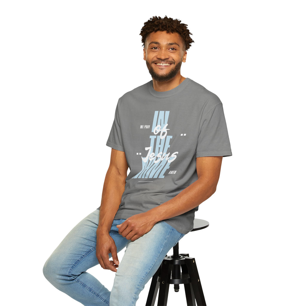 In the Name of Jesus T-Shirt | Faith Typography Religious Tee