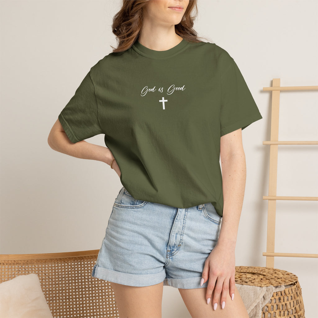 God is Good Garment-Dyed T-shirt