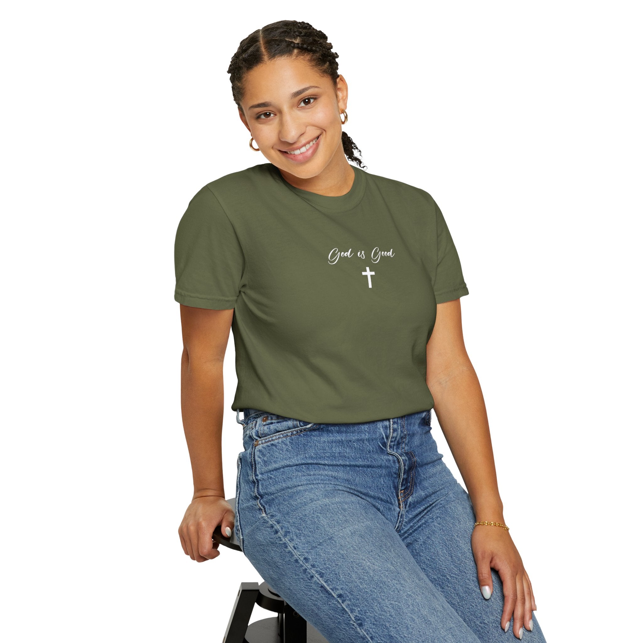 God is Good Garment-Dyed T-shirt