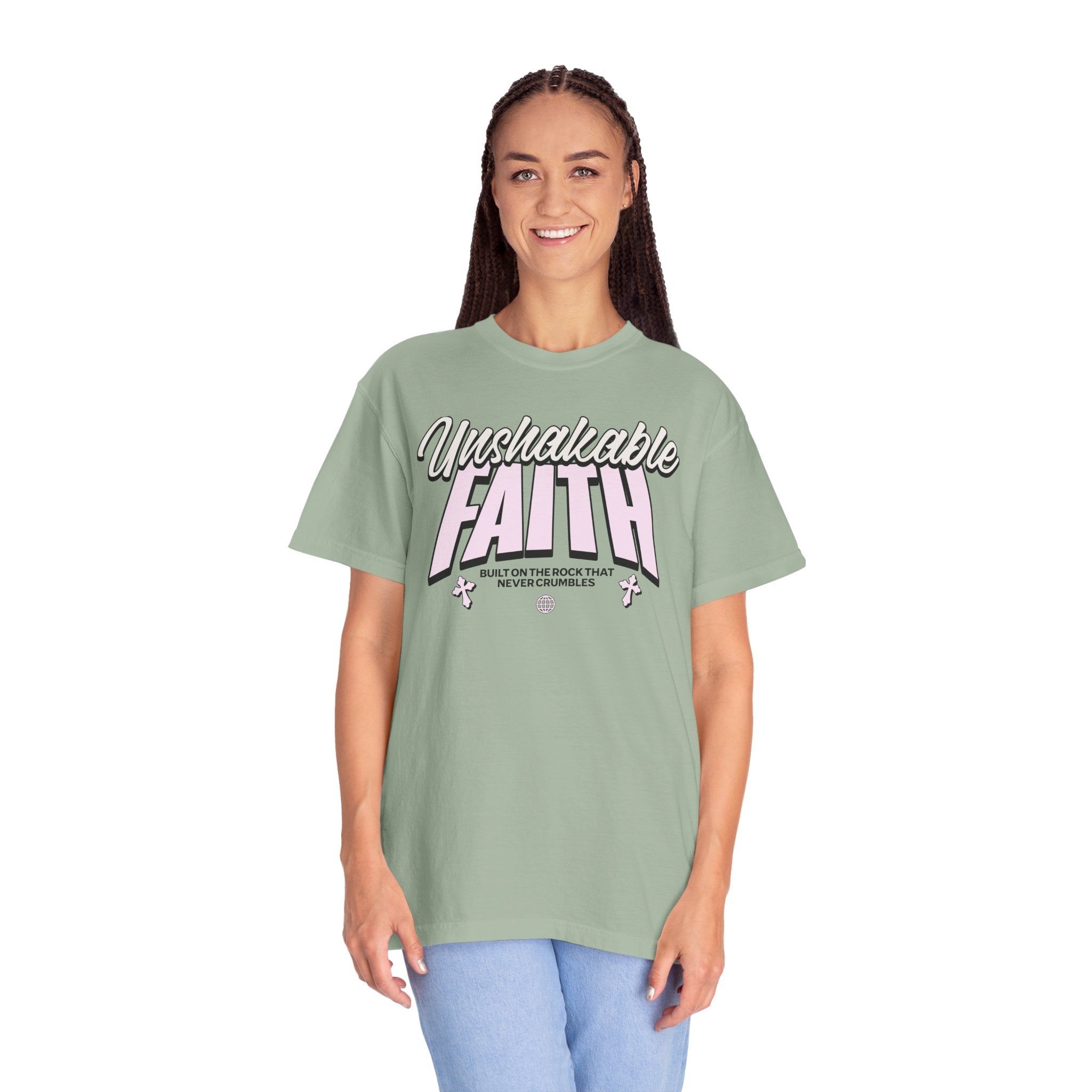 Unshakable Faith T-Shirt — Inspirational Christian Graphic Tee