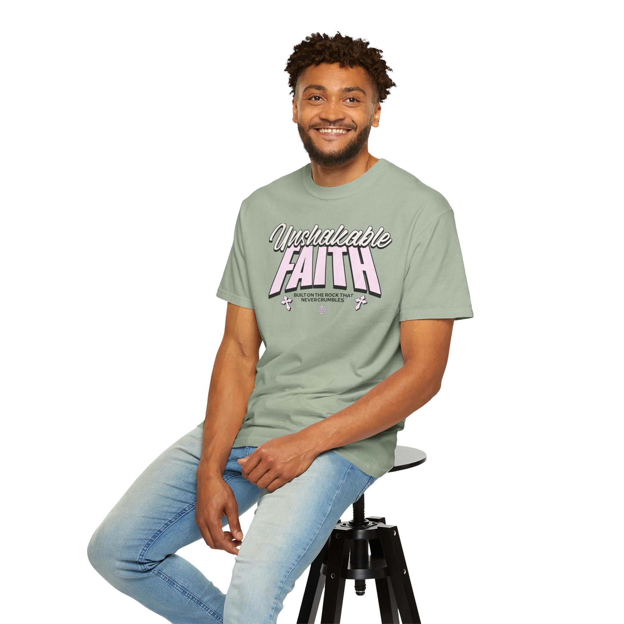 Unshakable Faith T-Shirt — Inspirational Christian Graphic Tee