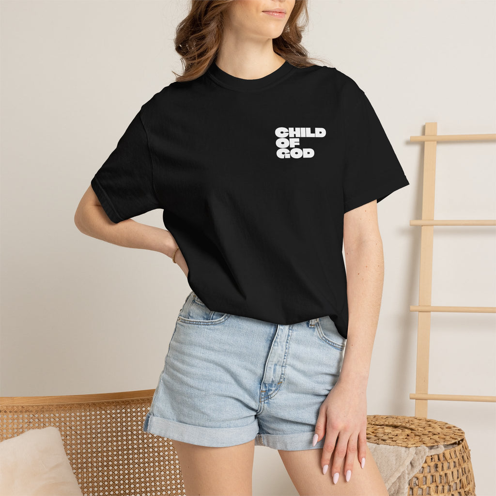 Child of God Tee | 1 John 3:1 Scripture Back Print