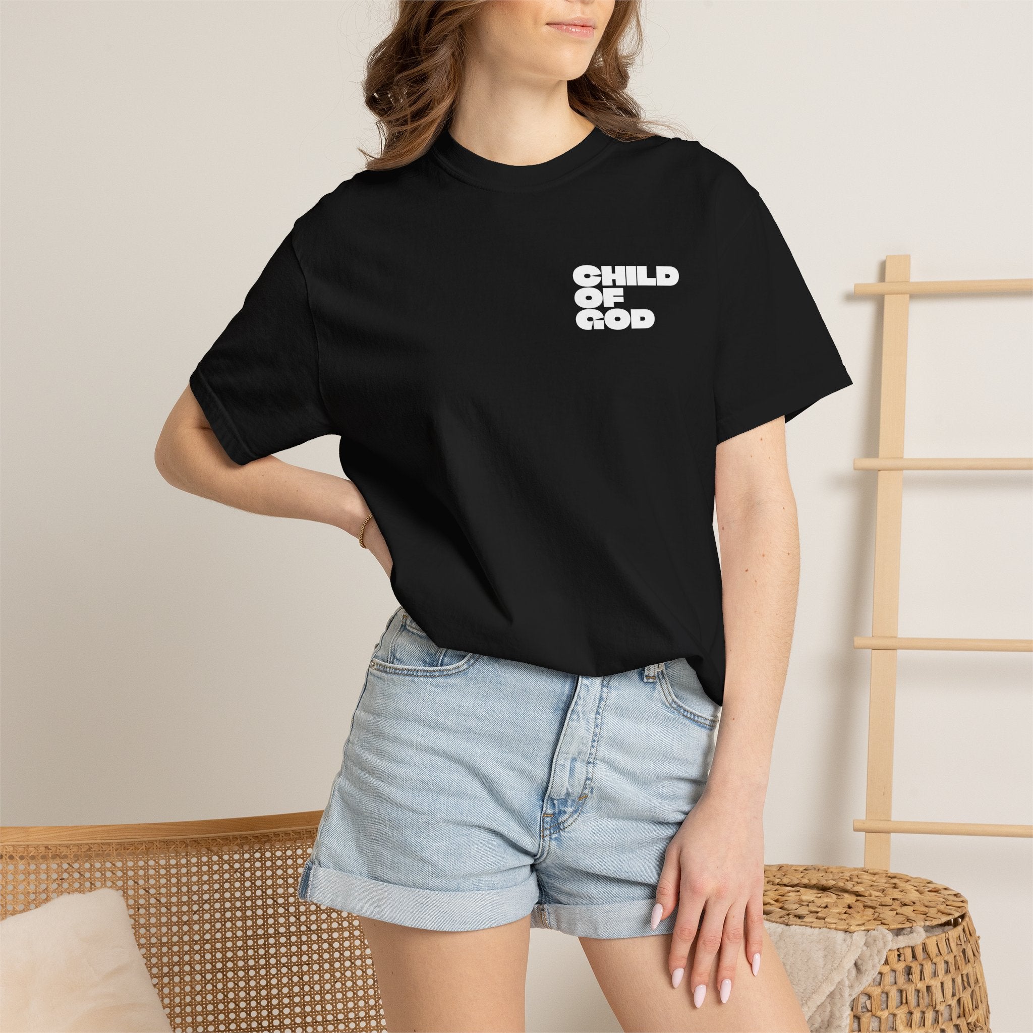 Child of God Tee | 1 John 3:1 Scripture Back Print