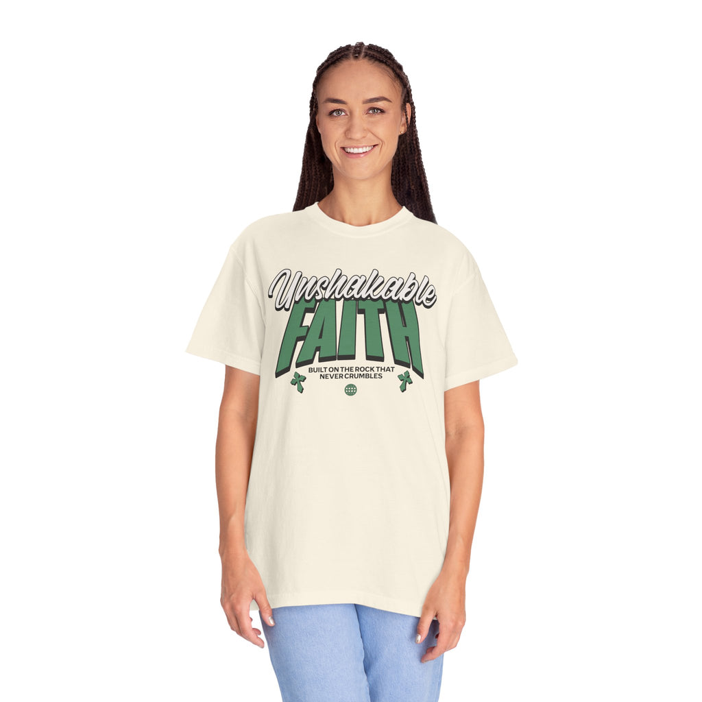 Unshakable Faith T-Shirt — Inspirational Christian Graphic Tee