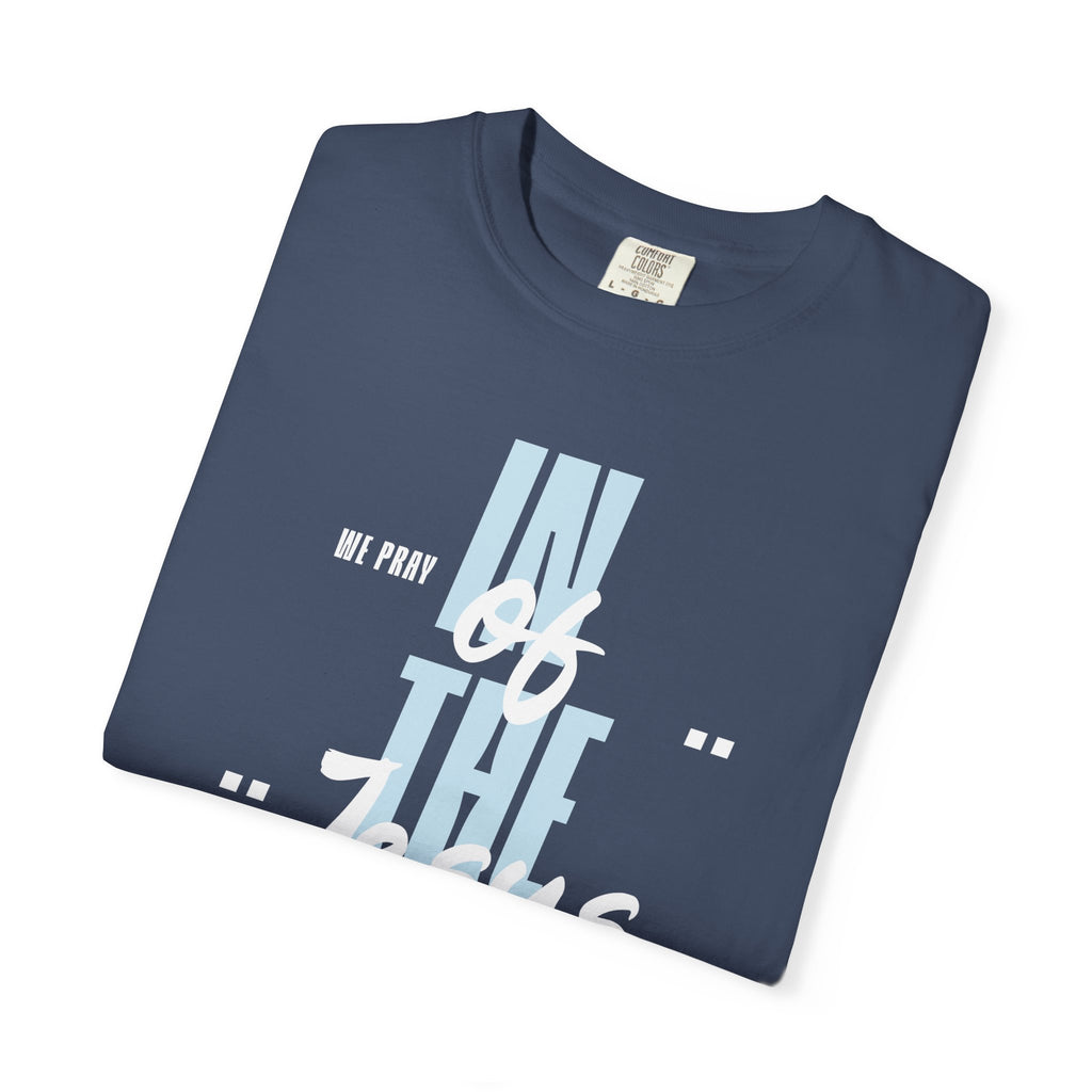 In the Name of Jesus T-Shirt | Faith Typography Religious Tee