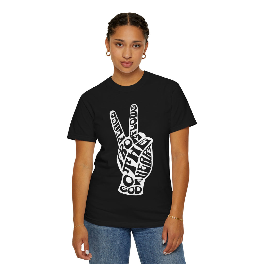 Peace Typography T-shirt | Flowing from the Heart of God
