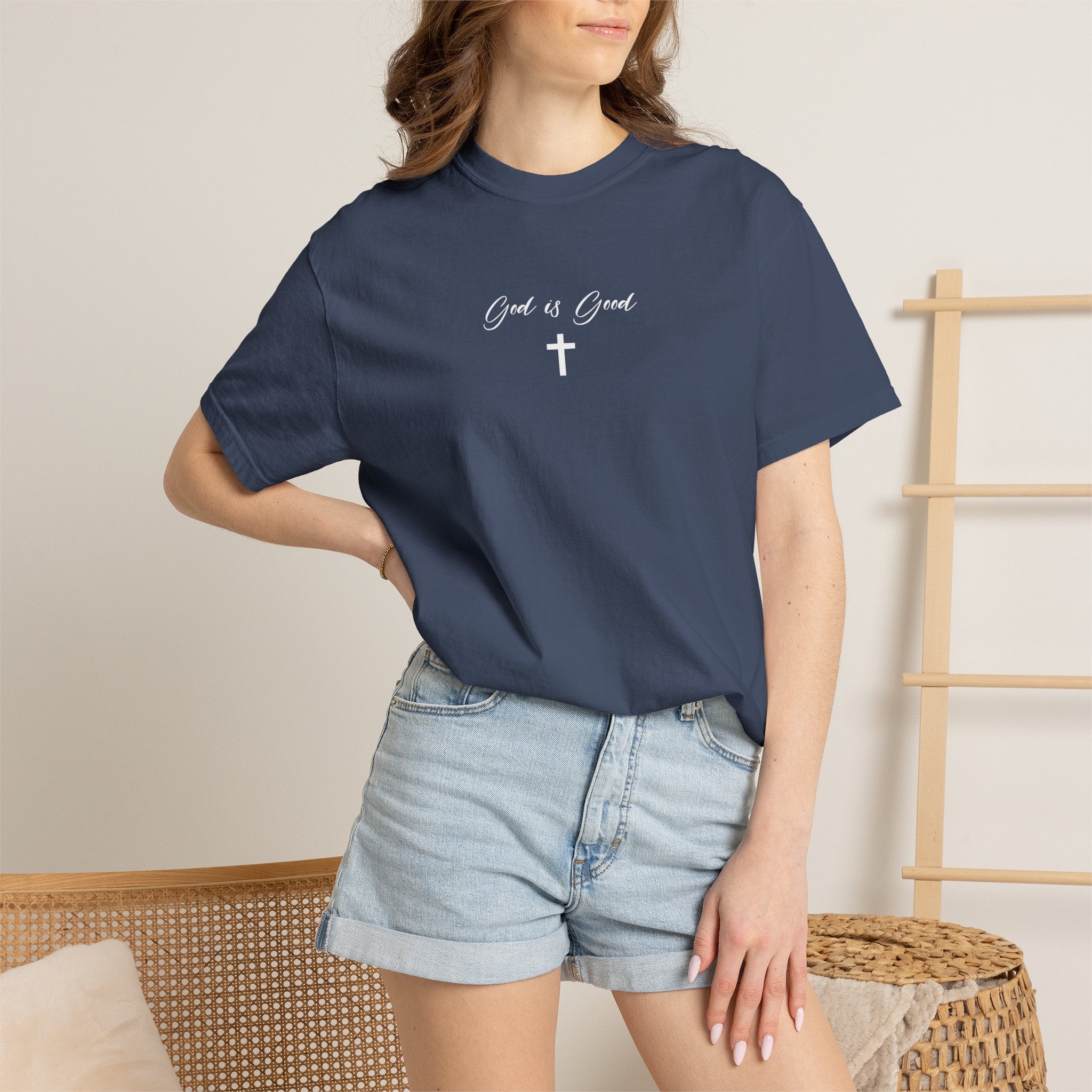 God is Good Garment-Dyed T-shirt