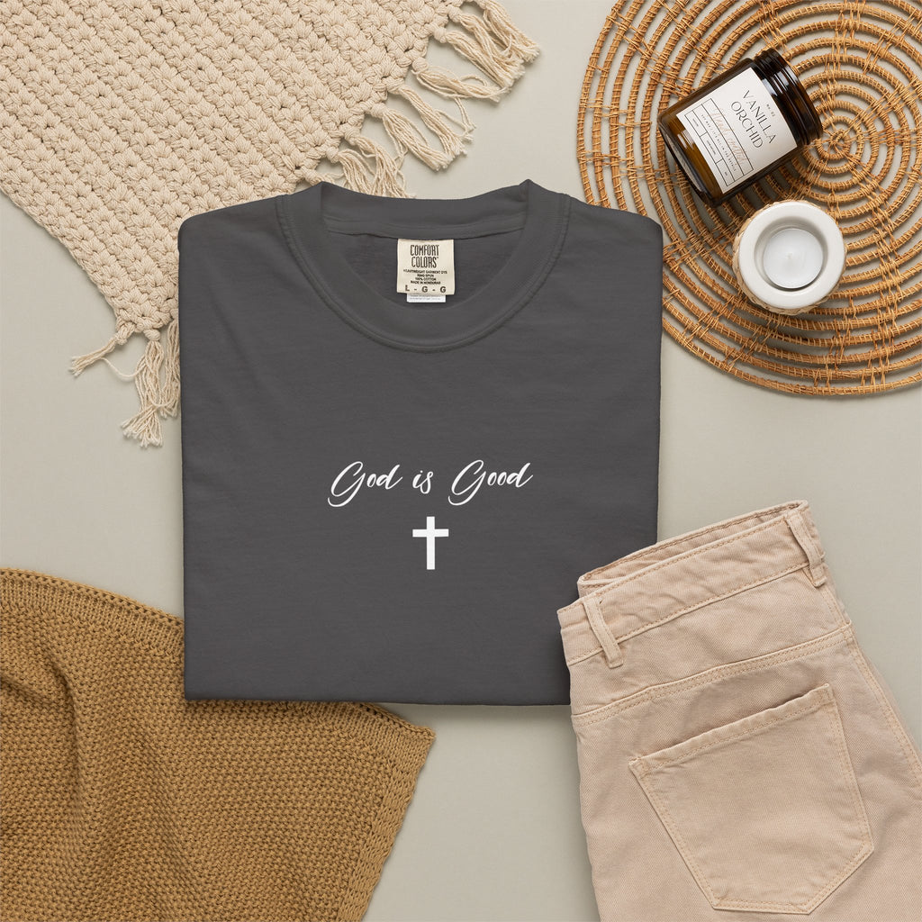 God is Good Garment-Dyed T-shirt