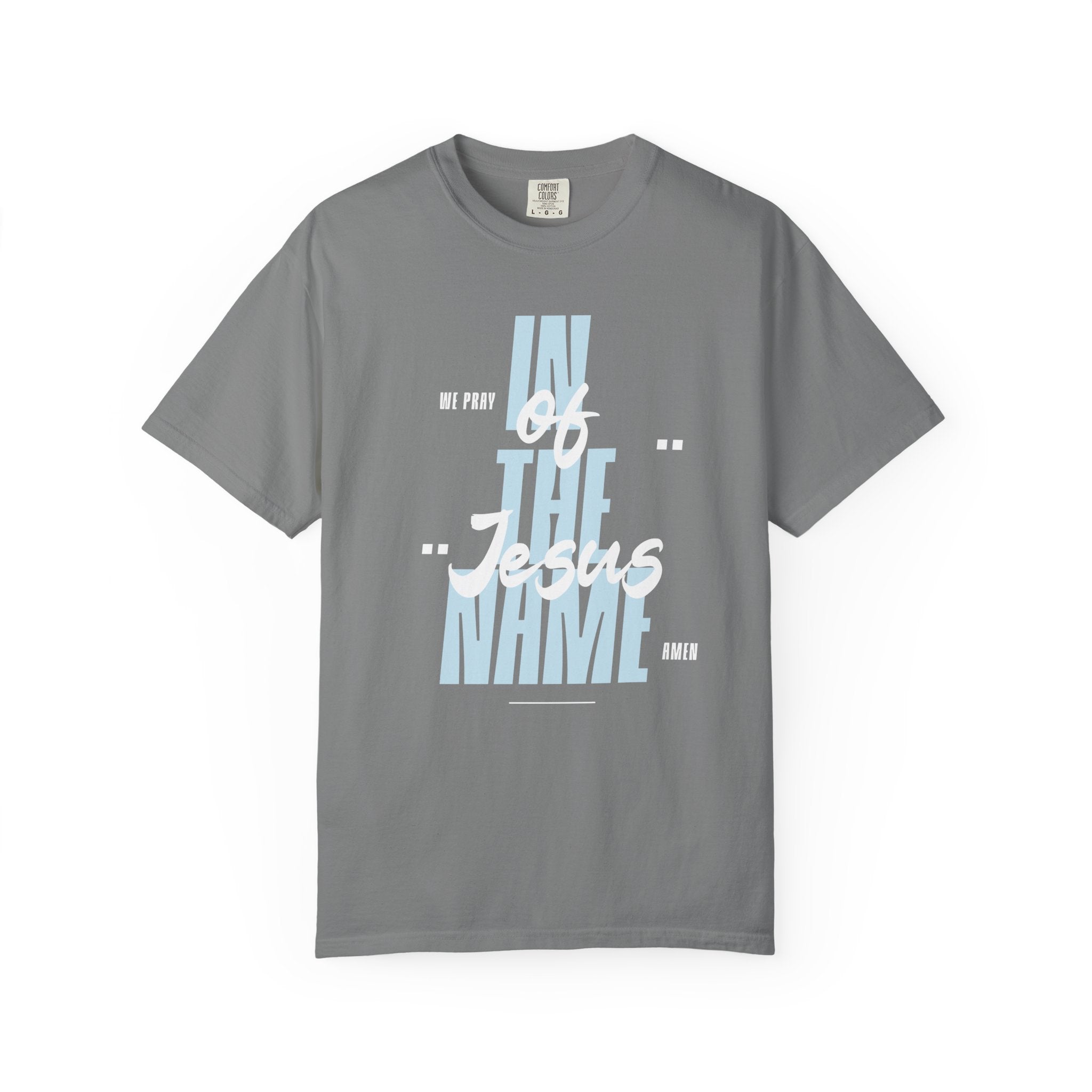 In the Name of Jesus T-Shirt | Faith Typography Religious Tee