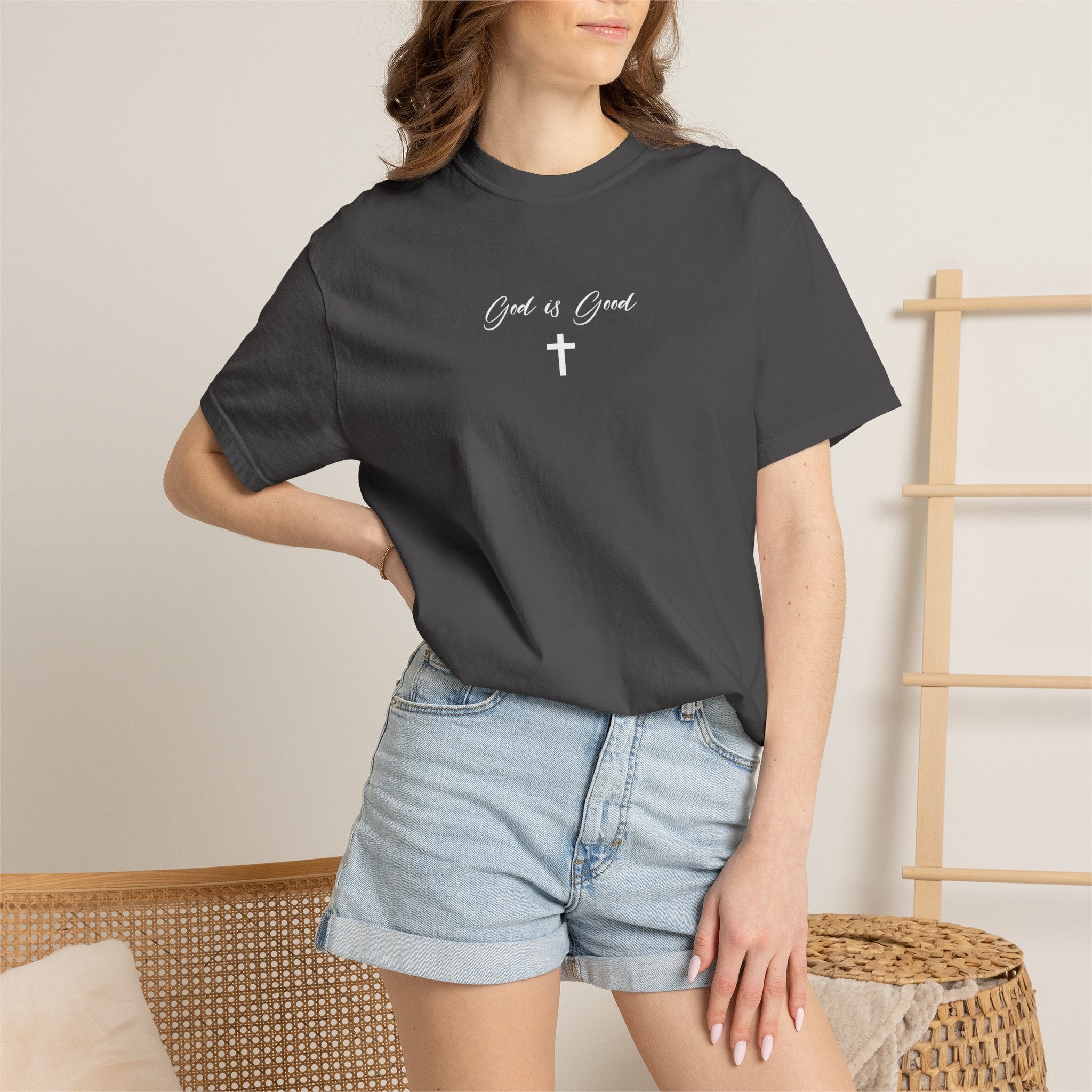 God is Good Garment-Dyed T-shirt
