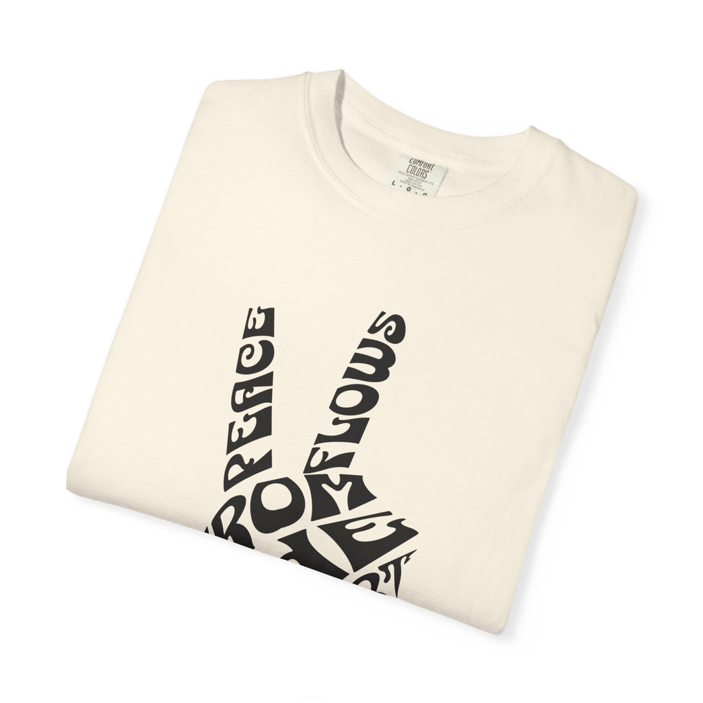 Peace Typography T-shirt | Flowing from the Heart of God
