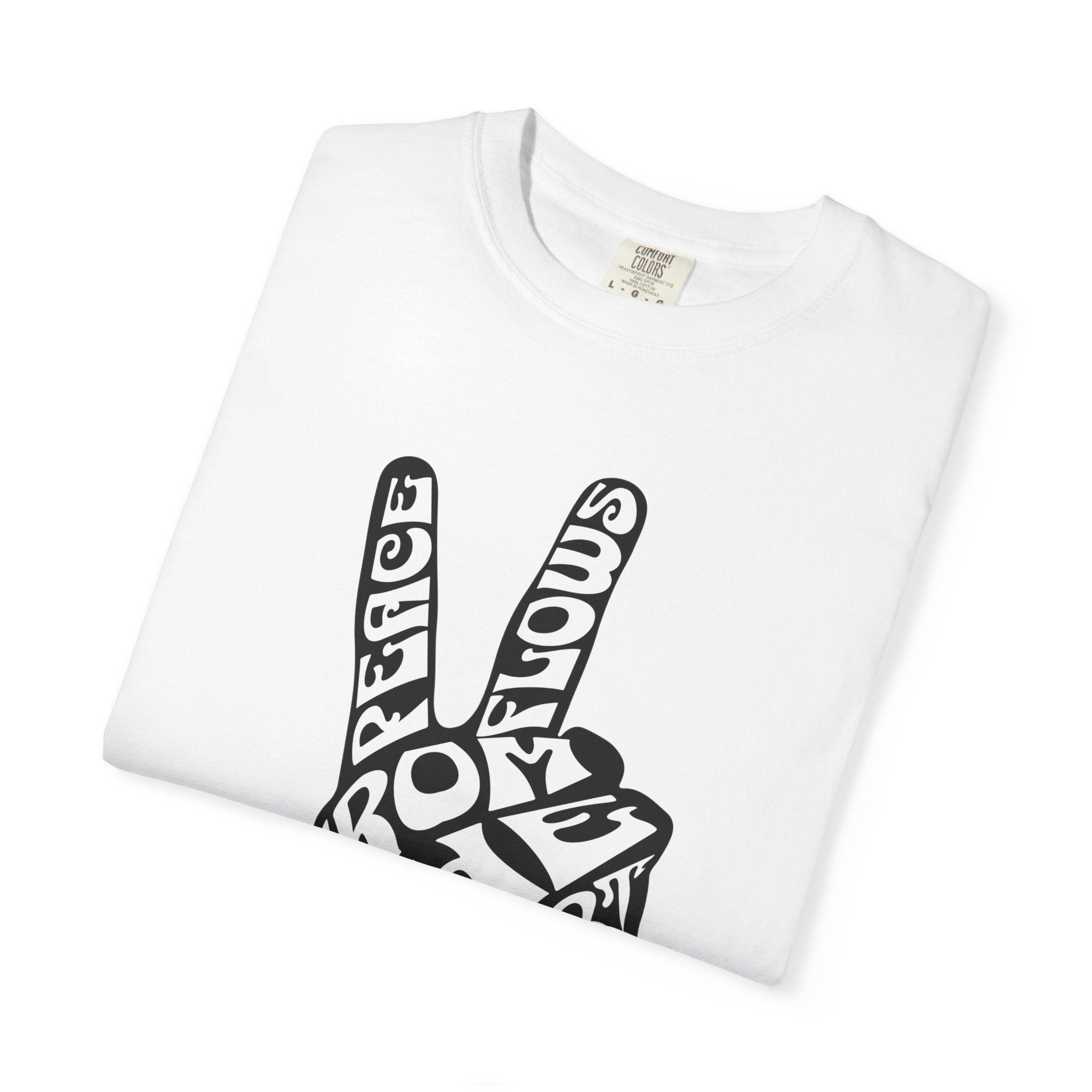 Peace Typography T-shirt | Flowing from the Heart of God